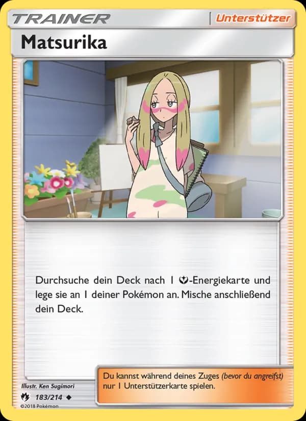 Matsurika card in German