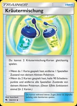 Kräutermischung card in German