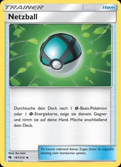 Netzball card in German