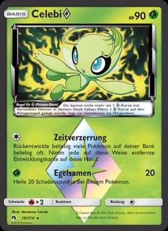 Celebi ◇ card in German