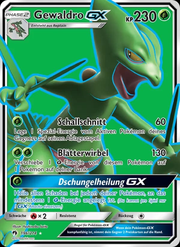 Gewaldro GX card in German