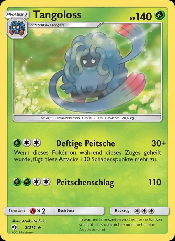 Tangoloss card in German