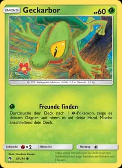 Geckarbor card in German