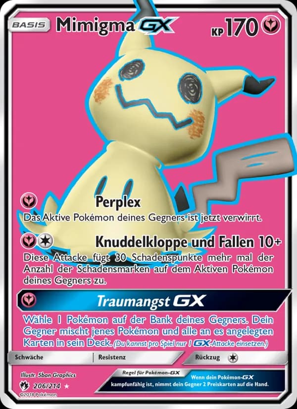 Mimigma GX card in German