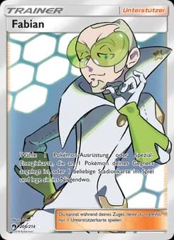 Fabian card in German