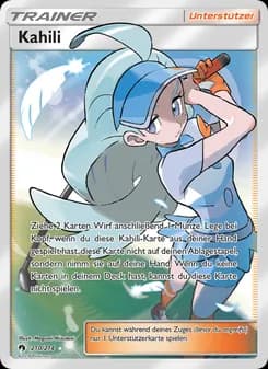 Kahili card in German