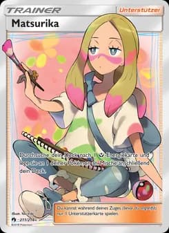 Matsurika card in German