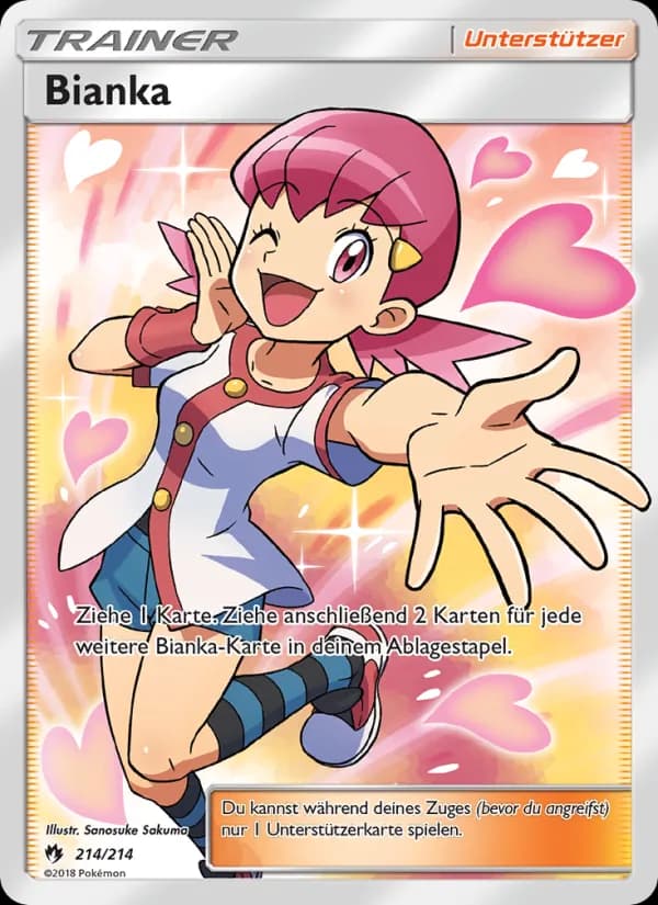 Bianka card in German
