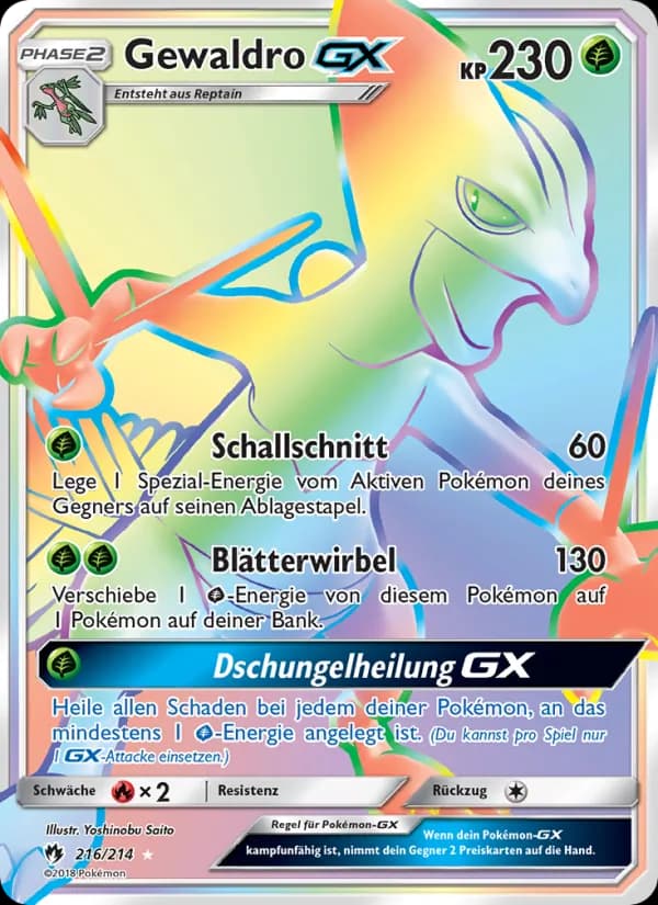 Gewaldro GX card in German