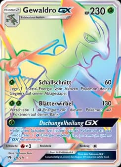 Gewaldro GX card in German