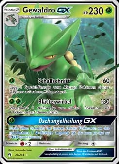 Gewaldro GX card in German