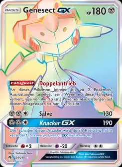 Genesect GX card in German
