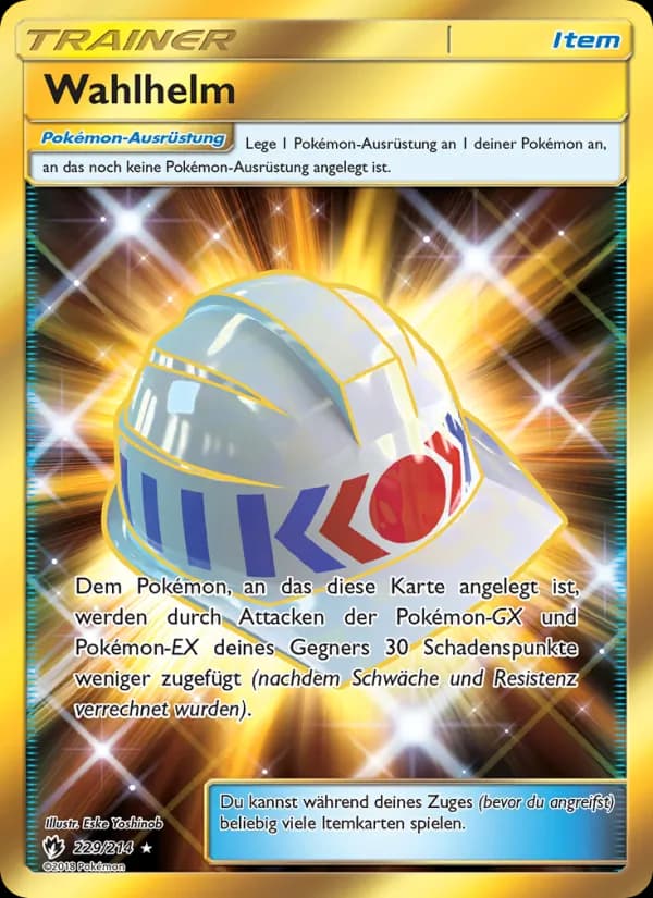 Wahlhelm card in German