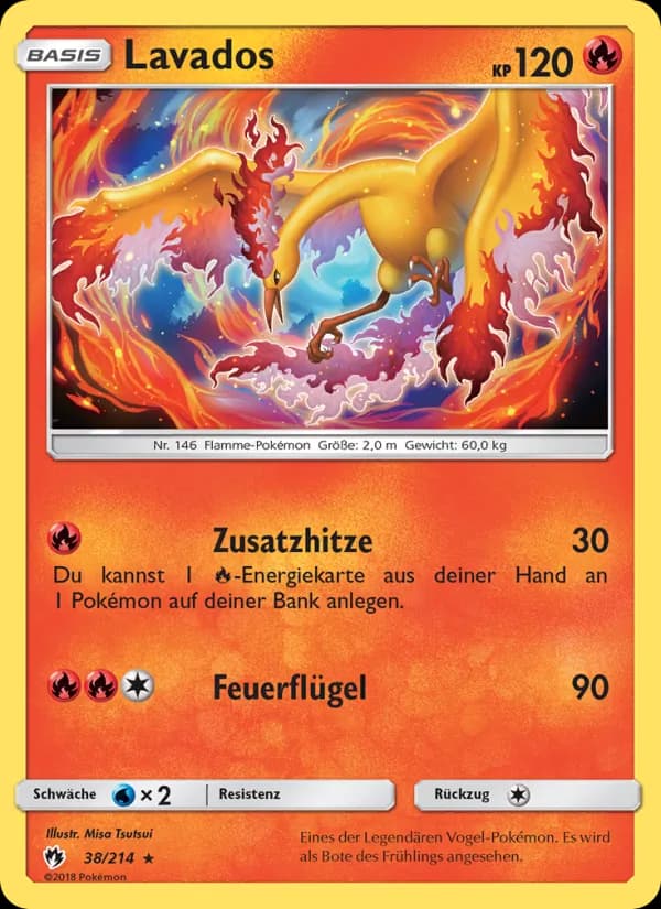 Lavados card in German