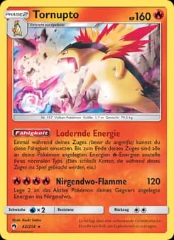 Tornupto card in German