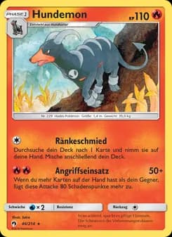 Hundemon card in German