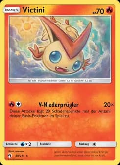 Victini card in German