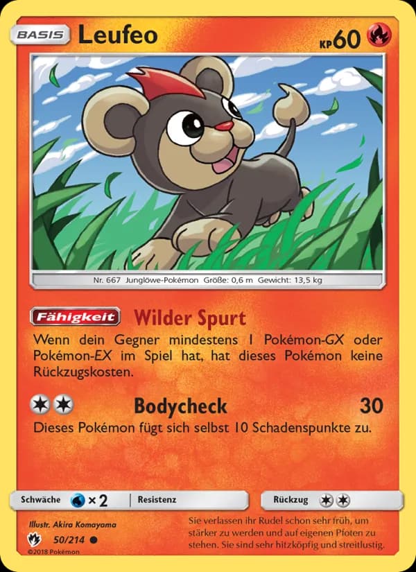 Leufeo card in German