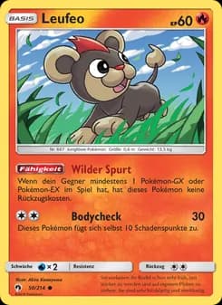 Leufeo card in German
