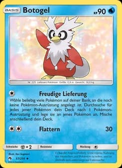 Botogel card in German