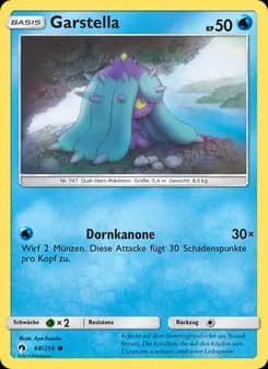 Garstella card in German