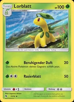 Lorblatt card in German