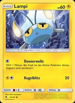 Lampi card in German
