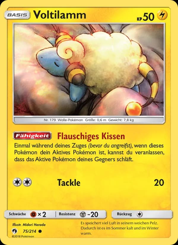 Voltilamm card in German