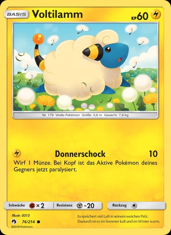 Voltilamm card in German