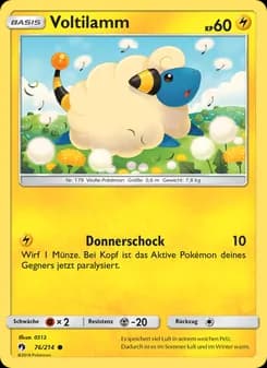 Voltilamm card in German