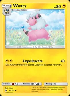 Waaty card in German