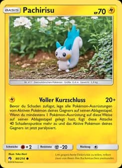 Pachirisu card in German