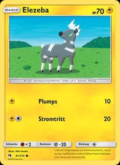 Elezeba card in German