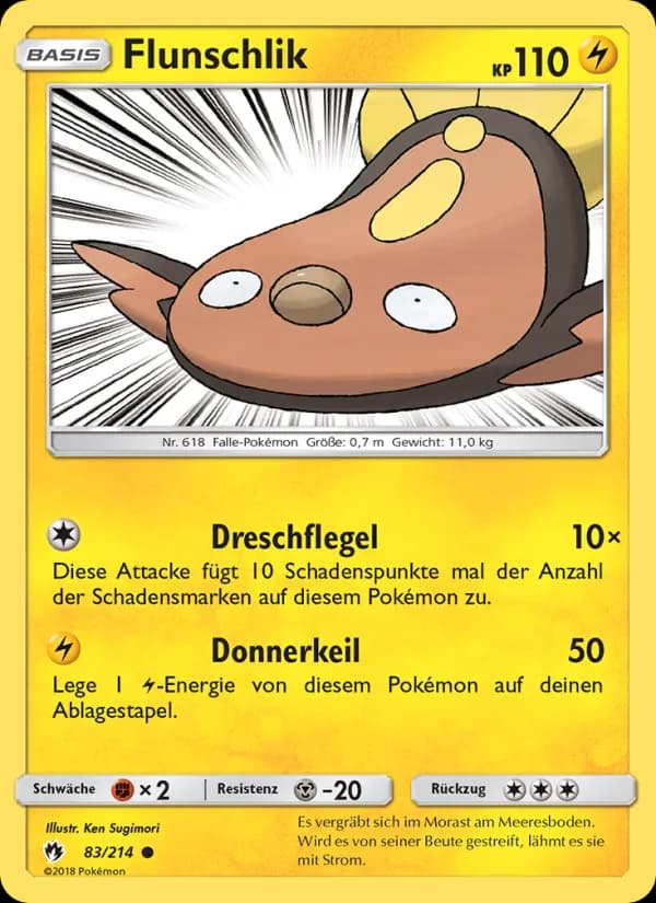 Flunschlik card in German