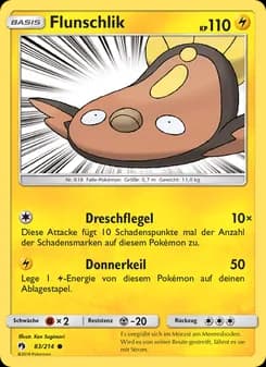 Flunschlik card in German