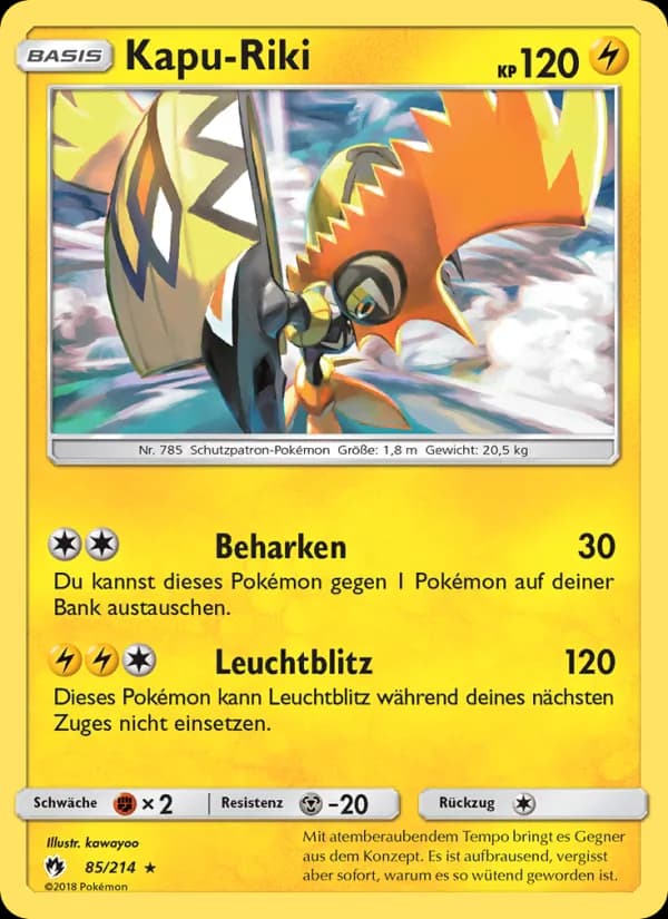 Kapu-Riki card in German