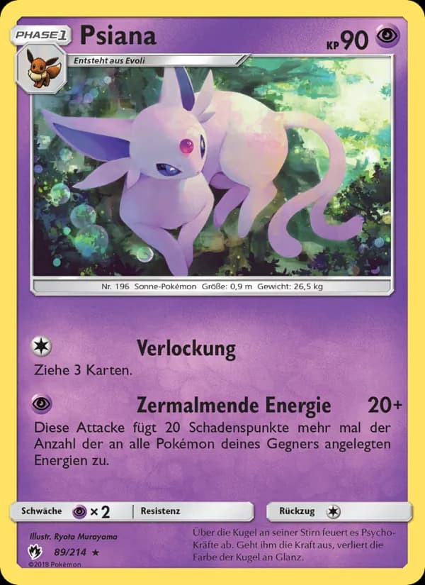 Psiana card in German