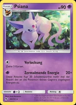 Psiana card in German