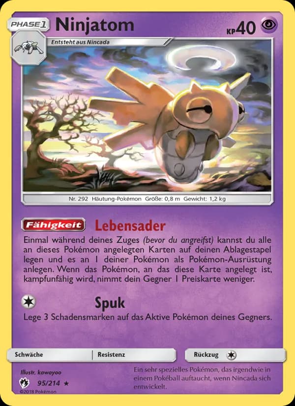 Ninjatom card in German