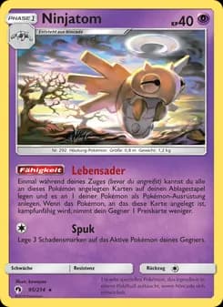 Ninjatom card in German