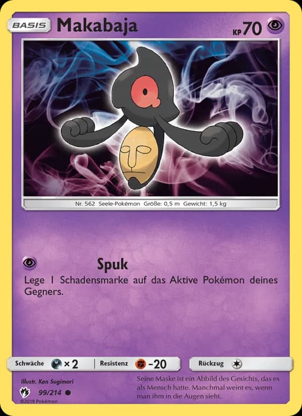 Makabaja card in German