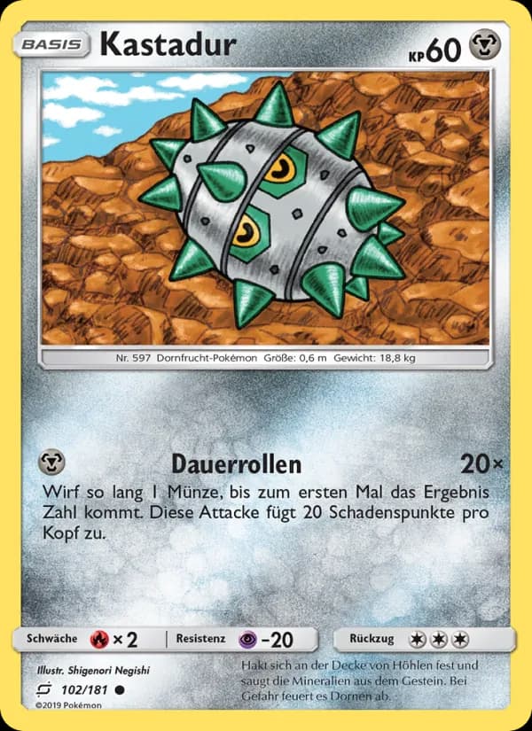 Kastadur card in German