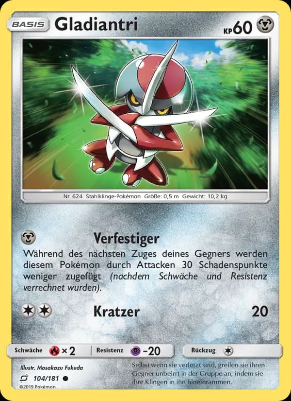 Gladiantri card in German