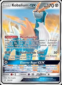 Kobalium GX card in German