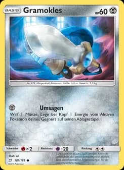 Gramokles card in German