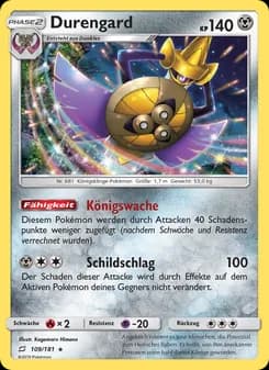 Durengard card in German