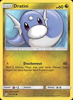Dratini card in German