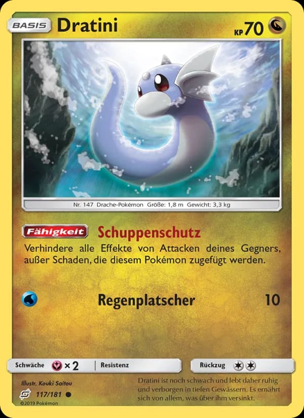Dratini card in German
