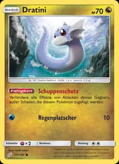 Dratini card in German
