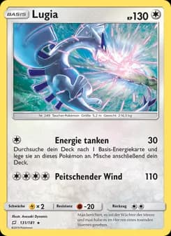 Lugia card in German